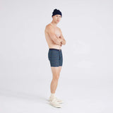 SAXX Vibe Xtra Soft Comfort Boxer Brief 6" - Gent's Stripe Sport Blue