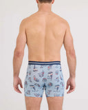SAXX - Vibe Xtra Soft Comfort (2 Pack) Boxer Brief 6" - High Brow Low Life/Navy