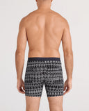 SAXX - Vibe Xtra Soft Comfort Soft Comfort Boxer Brief 6" - Island Lineup-Black