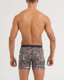 SAXX Vibe Xtra Soft Comfort Boxer Brief 6" - Lovely Bones-Dark Grey