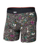 SAXX Vibe Xtra Soft Comfort Boxer Brief 6" - Lovely Bones-Dark Grey