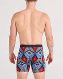 SAXX Vibe Xtra Soft Comfort Boxer Brief 6" - Mesa Mosaic-Multi