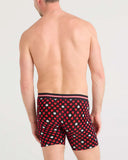SAXX Vibe Xtra Soft Comfort Boxer Brief 6" - Maple Leaf-Black