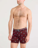 SAXX Vibe Xtra Soft Comfort Boxer Brief 6" - Maple Leaf-Black