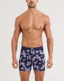 SAXX - Vibe Xtra Soft Comfort Boxer Brief 6" - Neon Buzz-Maritime