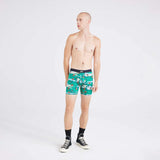 SAXX Vibe Xtra Soft Comfort Boxer Brief 6" - Holiday Par-Tee-Green