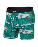 SAXX Vibe Xtra Soft Comfort Boxer Brief 6" - Holiday Par-Tee-Green