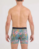 SAXX - Vibe Xtra Soft Comfort (2 Pack) Boxer Brief 6" - Pineapple Field/Black