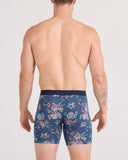 SAXX - Vibe Xtra Soft Comfort Soft Comfort Boxer Brief 6" - Pineapple Tropic-Indigo
