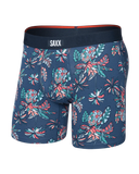 SAXX Vibe Xtra Soft Comfort Boxer Brief 6" - Pineapple Tropic-Indigo