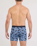 SAXX - Vibe Xtra Soft Comfort x Testicular Cancer Foundation - Protect The Nuts-Blue Horizon