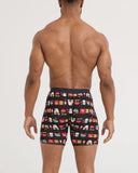 SAXX Vibe Xtra Soft Comfort (2 Pack) Everyday Boxer Brief 6" - Quik-E-Noods/Black