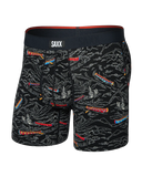 SAXX Vibe Xtra Soft Comfort Boxer Brief 6" - Rivers Bend-Black