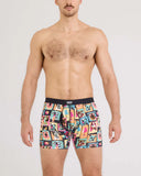 SAXX - Vibe Xtra Soft Comfort Boxer Brief 6" - Summer Dogs Of Saxx-Multi