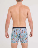 SAXX - Vibe Xtra Soft Comfort Boxer Brief 6" - Sup Dogs-Ashley Blue