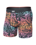SAXX - Vibe Xtra Soft Comfort Boxer Brief 6" - Surf Flowers-Ebony
