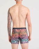 SAXX - Vibe Xtra Soft Comfort Boxer Brief 6" - Surf Flowers-Ebony