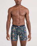 SAXX Vibe Xtra Soft Comfort Boxer Brief 6" - Skull Garden-Multi
