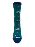 WestJet Limited Edition Blue Santa Hat Holiday Socks 2025