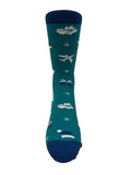 WestJet Limited Edition Blue Santa Hat Holiday Socks 2025