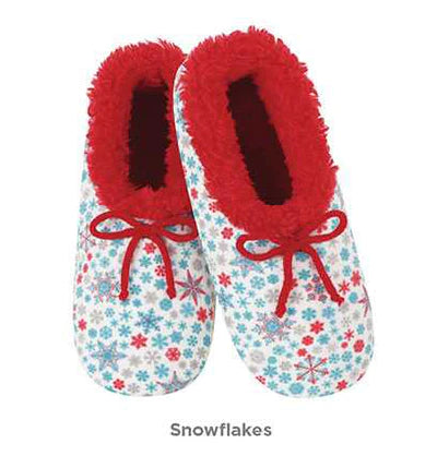 Snoozies Snowflakes Slippers