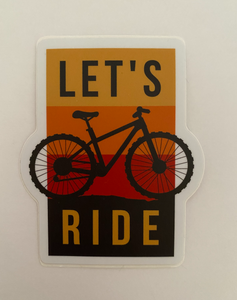 Sticker Let's Ride