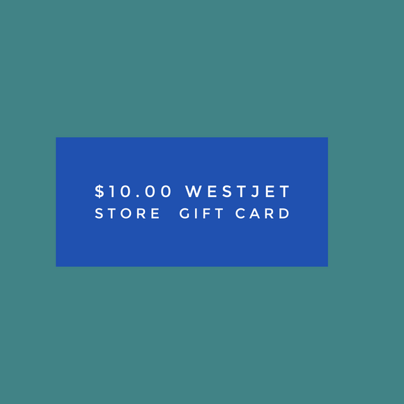 WestJet Store $10 Gift Card