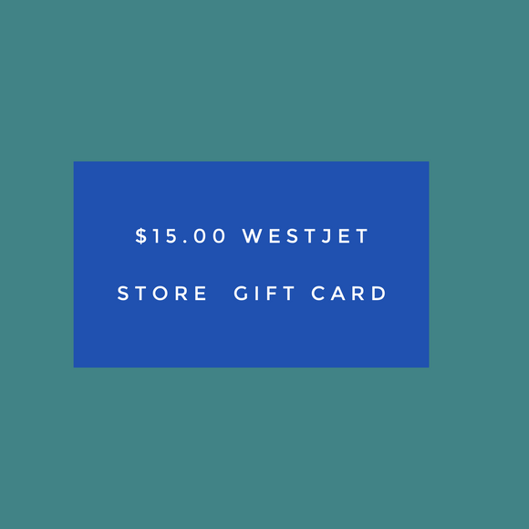 WestJet Store $15 Gift Card
