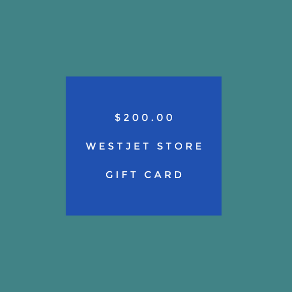 WestJet Store $200 Gift Card