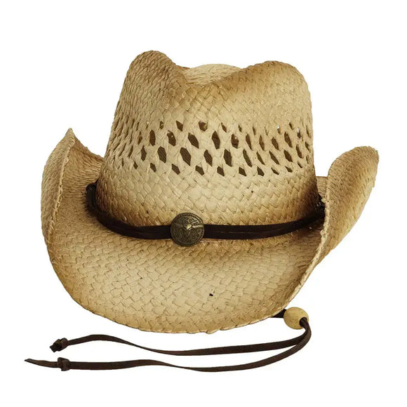 Sundance - Straw Cowboy Hat: Natural