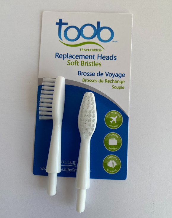 WestJet Travel Toothbrush Replacement Heads