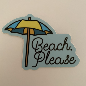 Sticker Beach Please