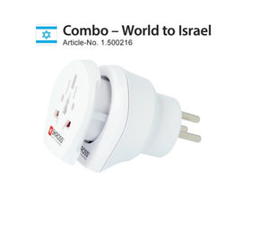 SKROSS Combo World To Israel Adapter