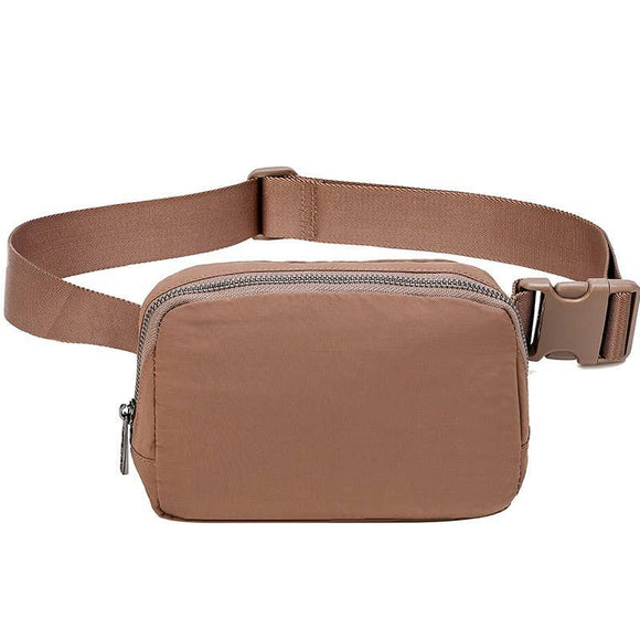Crossbody Belt Bag - Brown