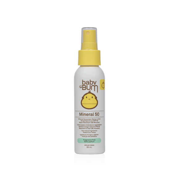 Baby Bum Mineral SPF 50 Sunscreen Spray - Fragrance Free
