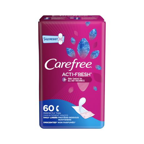 Carefree Acti-fresh Liners 60 count