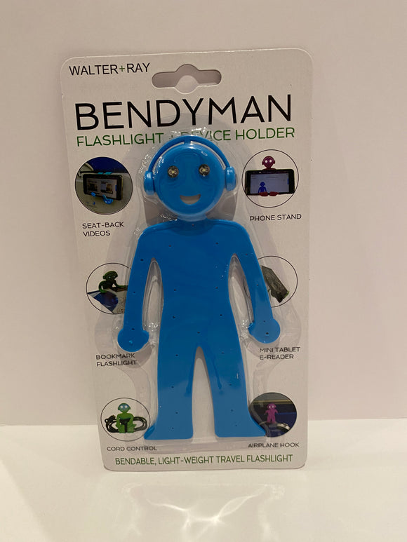 Bendy Man Flashlight Device Holder