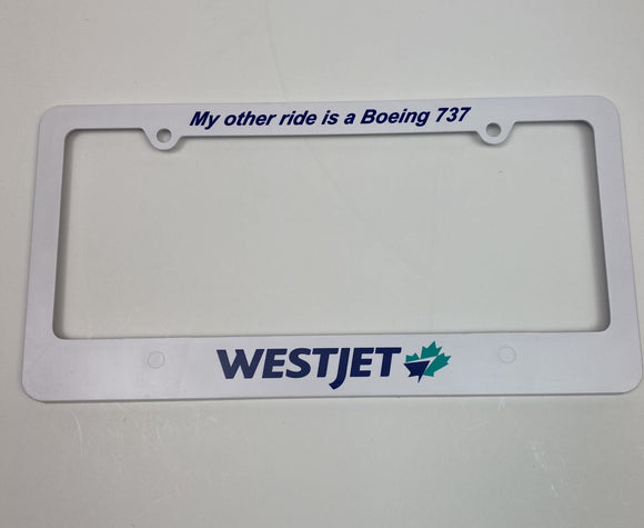 WestJet License Frame