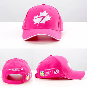 WestJet + Canadian Cancer Society PINK Ball Cap