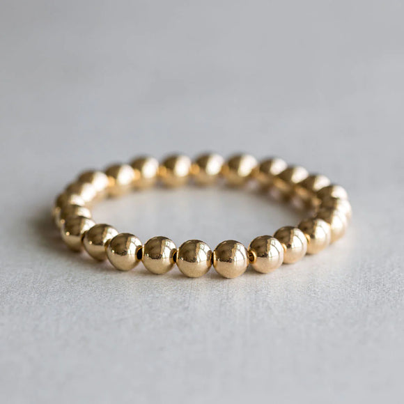 8MM BRACELET - GOLD