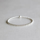 3MM DAINTY BRACELET - SILVER