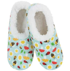 Snoozies Garden & Bees Slippers