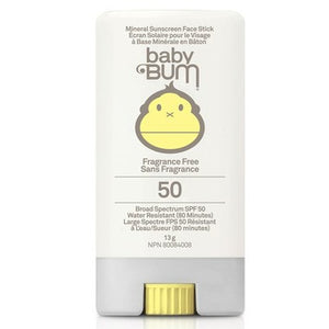 Baby Bum Mineral Sunscreen Face Stick SPF 50 Fragrance Free