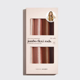 Kitsch - Satin Jumbo Flexi Rods 4 PCs- Rosewood