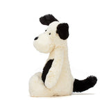 Jellycat I Am Bashful Black & Cream Puppy