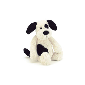 Jellycat I Am Bashful Black & Cream Puppy