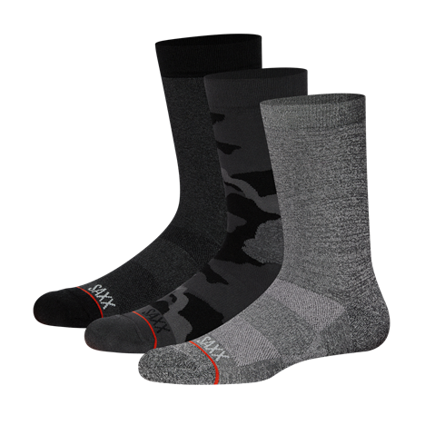 WHOLE PACKAGE 3-PACK Socks / Black/Graphite/Super Camo