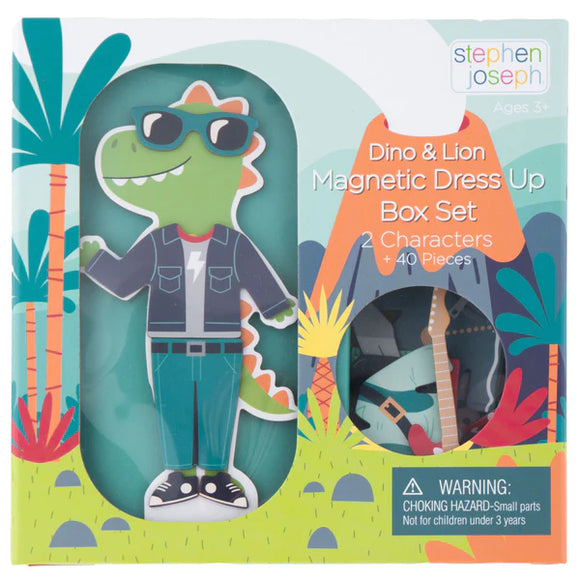 Magnetic Dress Up Doll - Dino & Lion