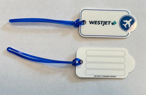 WestJet Bon Voyage Luggage Tag- Blue