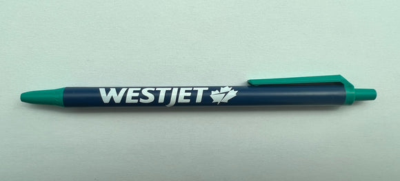 WestJet Bic Pen- Navy/Teal
